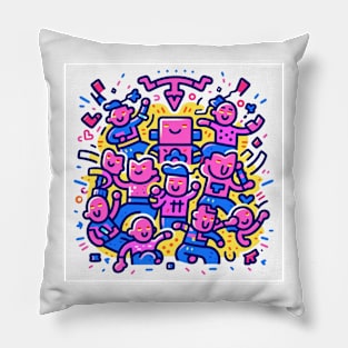 Dopamine Palette Pillow