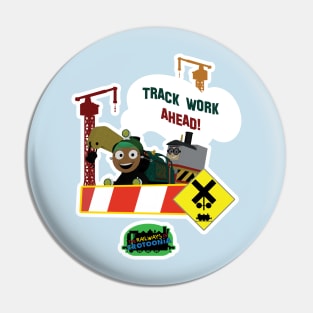 "Track Work Ahead!" - The Railways of Crotoonia Pin