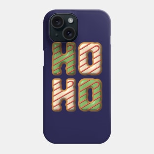 Hoho Christmas Cookies Lettering Phone Case