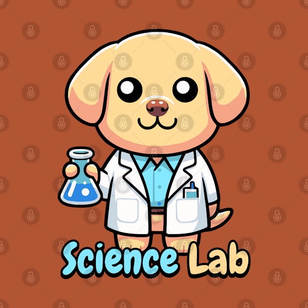 Science Lab Cute Science Dog Pun by Cute And Punny