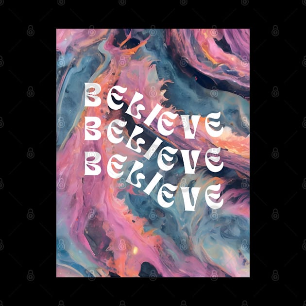 believe watercolor by FRH Design