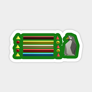 geometric penguin Magnet