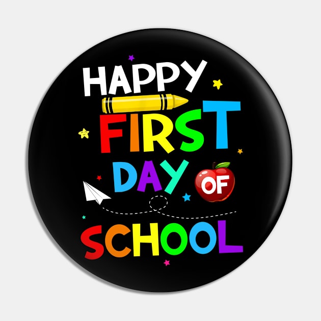 Happy First Day Of School Teachers Women Student Boys Girls Pin by Ene Alda