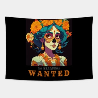 Wanted la Marquesa AI art Tapestry