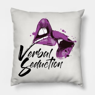 Verbal Seduction logo Pillow