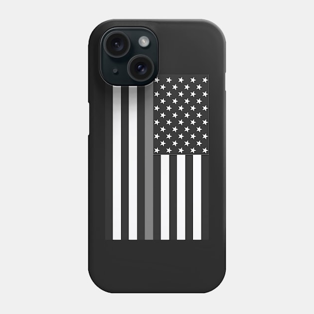 American Flag, Correctional Officer Gifts Phone Case by 3QuartersToday