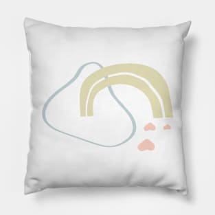 Rainbow Love Pillow