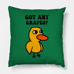 Got Any Grapes Duck Song Pillow