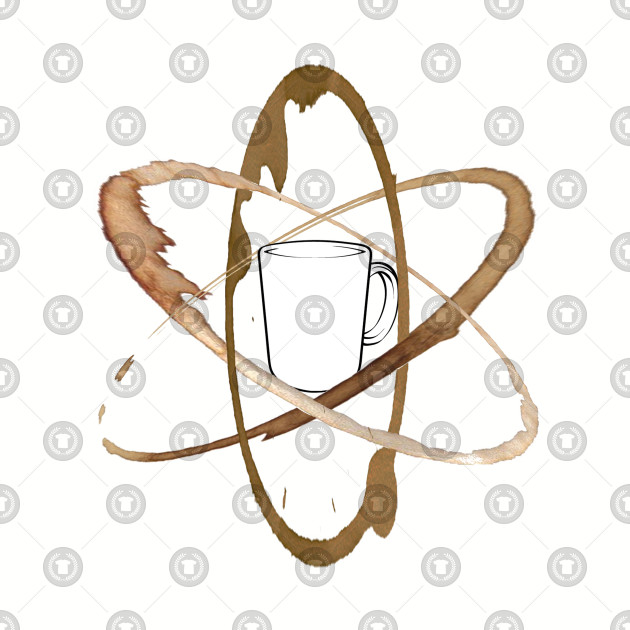 Coffee Atom 2 - Coffee - T-Shirt | TeePublic