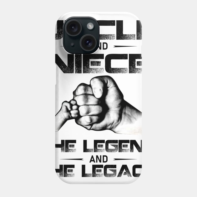 Uncle And Niece The Legend And The Legacy Phone Case by nikolay