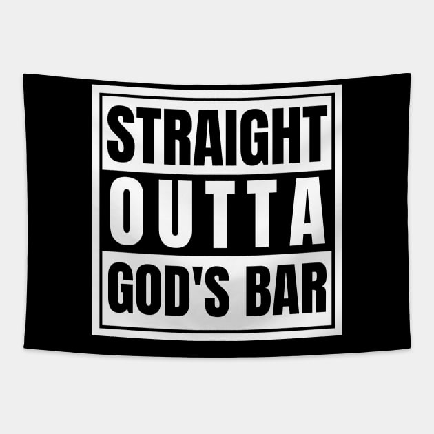 Straight Outta God's Bar Supernatural God Is Chuck Word of God Metatron Typewriter Writing Tapestry by nathalieaynie