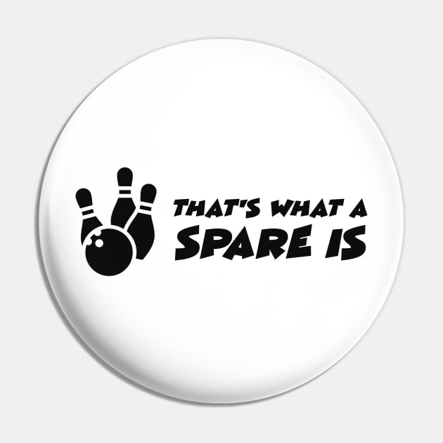 Bowling - That's what a spare it Pin by KC Happy Shop