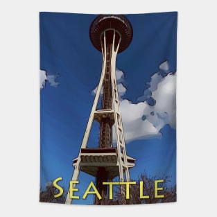 Seattle Space Needle Tapestry