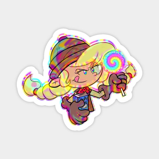 Psychedelic Candy Magnet by Numbuh3Cheers