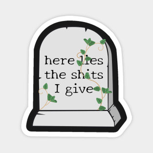 Here Lies - Sarcastic Tombstone Joke Magnet