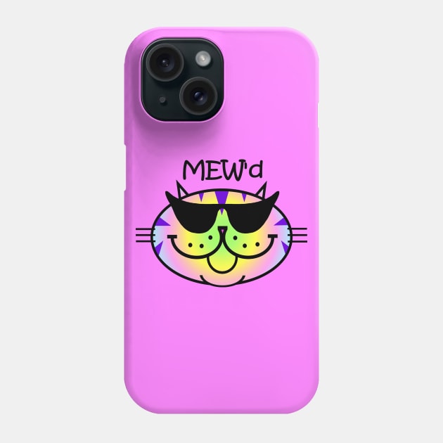 MEW'd - Pastel Rainbow Stripe Phone Case by RawSunArt