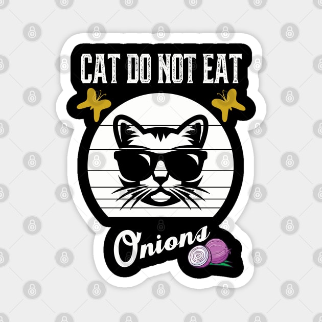 Cat Do Not Eat Onions Magnet by kooicat