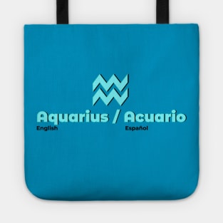 Aquarius Power Color- Electric Blue & Turquoise Tote