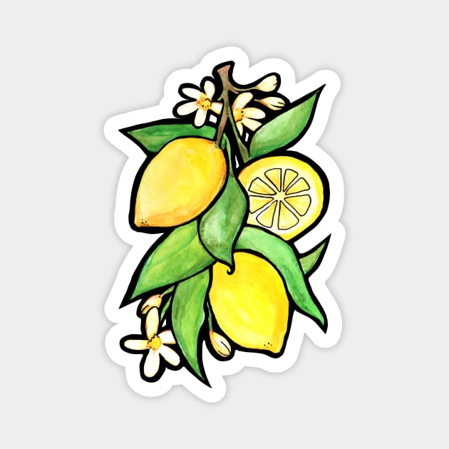 Lemons Magnet by bubbsnugg