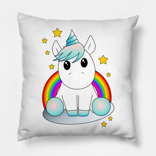 unicorn cloud pillow