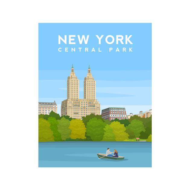 New York Central Park, USA by typelab