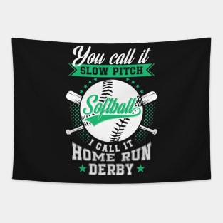 Slow Pitch Softball, Home Run Derby Tapestry