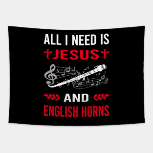 I Need Jesus And English Horn Cor Anglais Tapestry