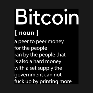 Bitcoin Definition T-Shirt