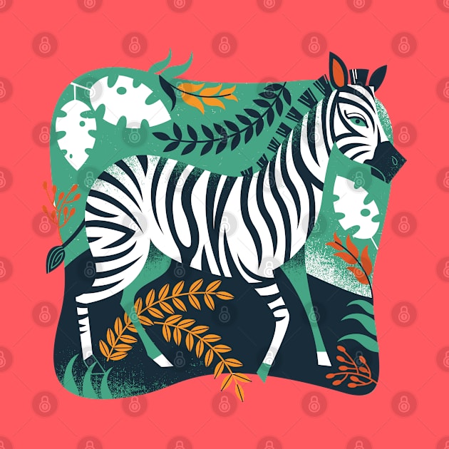 Zebra by Lucie Rice Illustration and Design, LLC