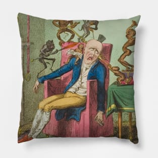 The Headache by George Cruikshank Pillow