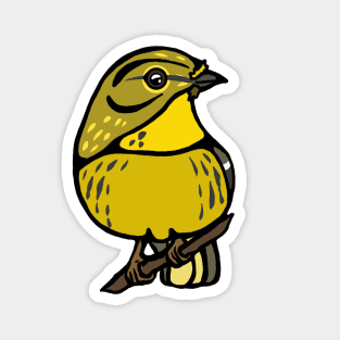 Pine Warbler Graphic Magnet