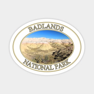 Yellow Mounds at Badlands National Park in South Dakota Magnet