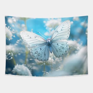 Butterfly Flower Nature Serene Tranquil Tapestry