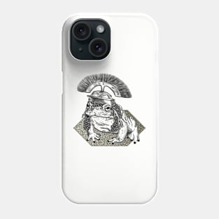 Armored Toad Black and White Phone Case