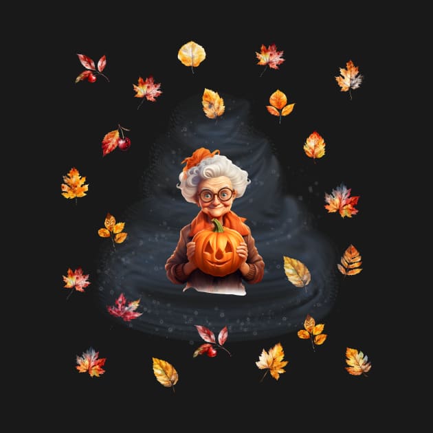 Halloween grandmother by Funtomass