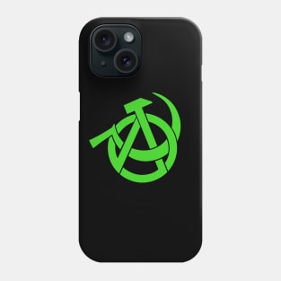 Green Anarcho-communism Phone Case