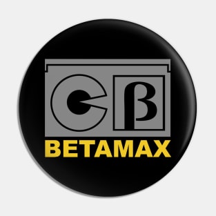 Retro Video Tapes Betamax Video Pin