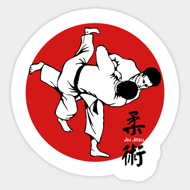 Jiu Jitsu Fighters Sign Poster Jiu Jitsu Sticker Teepublic Au