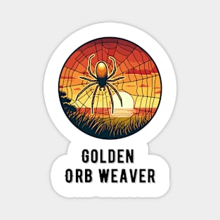 Golden Orb Weaver Spider Magnet