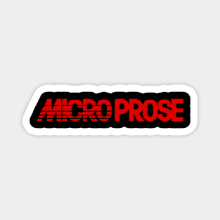 Retro Computer Games Microprose Logo Pixellated Magnet