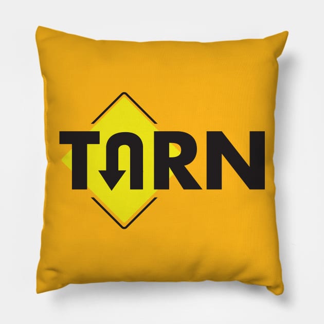 U-TURN Pillow by W00D_MAN