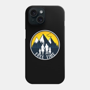 Hiking free time Phone Case