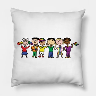 Pride March Fun Gift Pillow