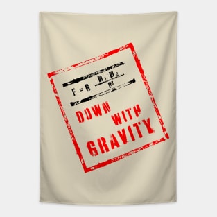 Down With Gravity Stunts and Extreme Sports Tapestry