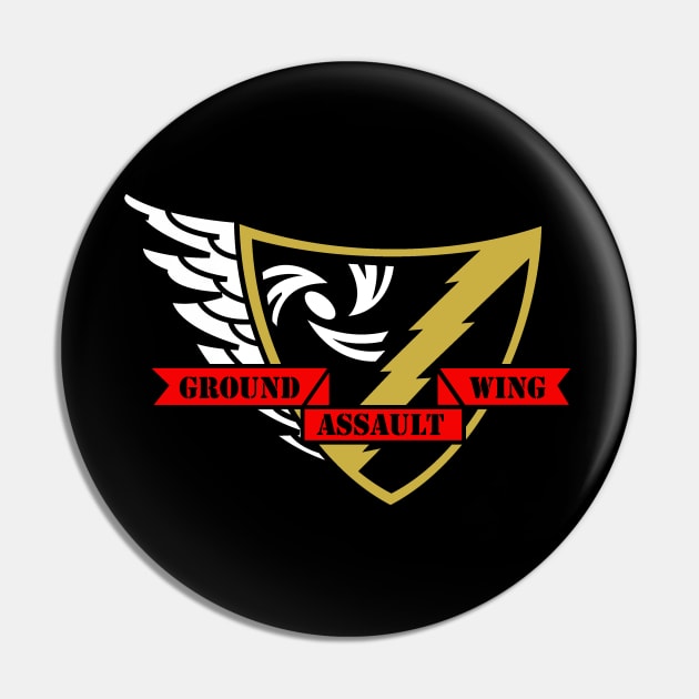 Ground Assault Wing Pin by Illustratorator