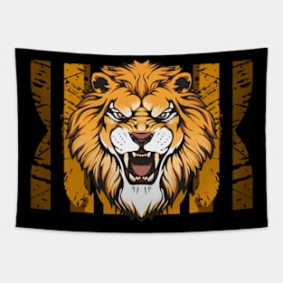 Raging Lion Tapestry