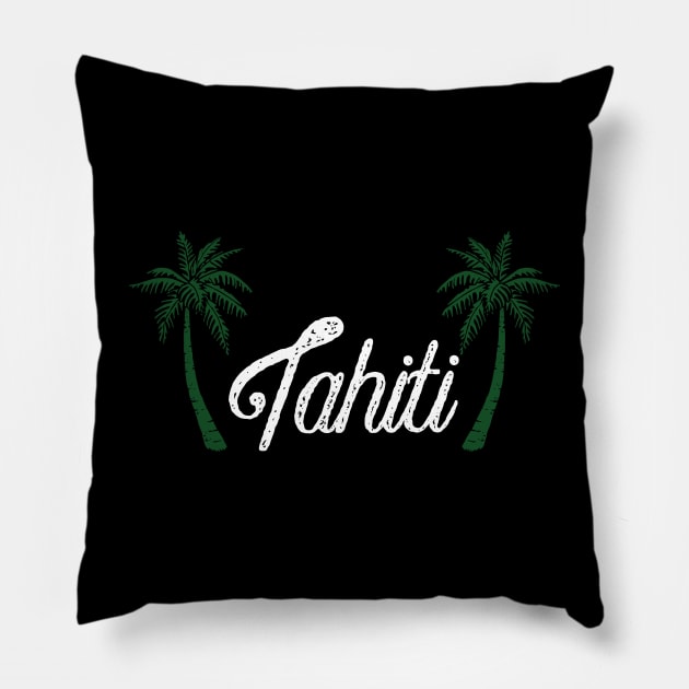 Tahiti island Pillow by afmr.2007@gmail.com