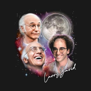 Larry David Moon Aesthetic T-Shirt