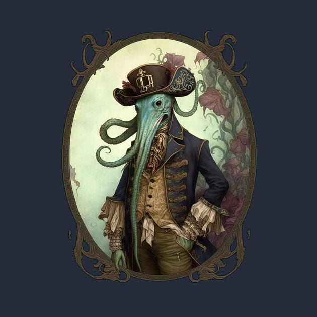 Victorian Pirate Octopus by entwithanaxe