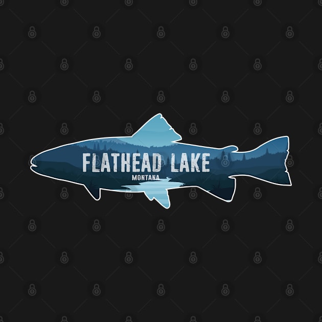 Flathead Lake Montana Fish by esskay1000